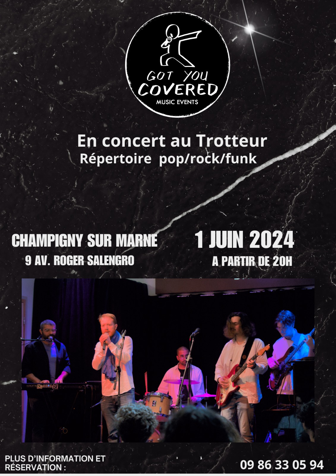 Concert au Trotteur, Champigny sur Marne